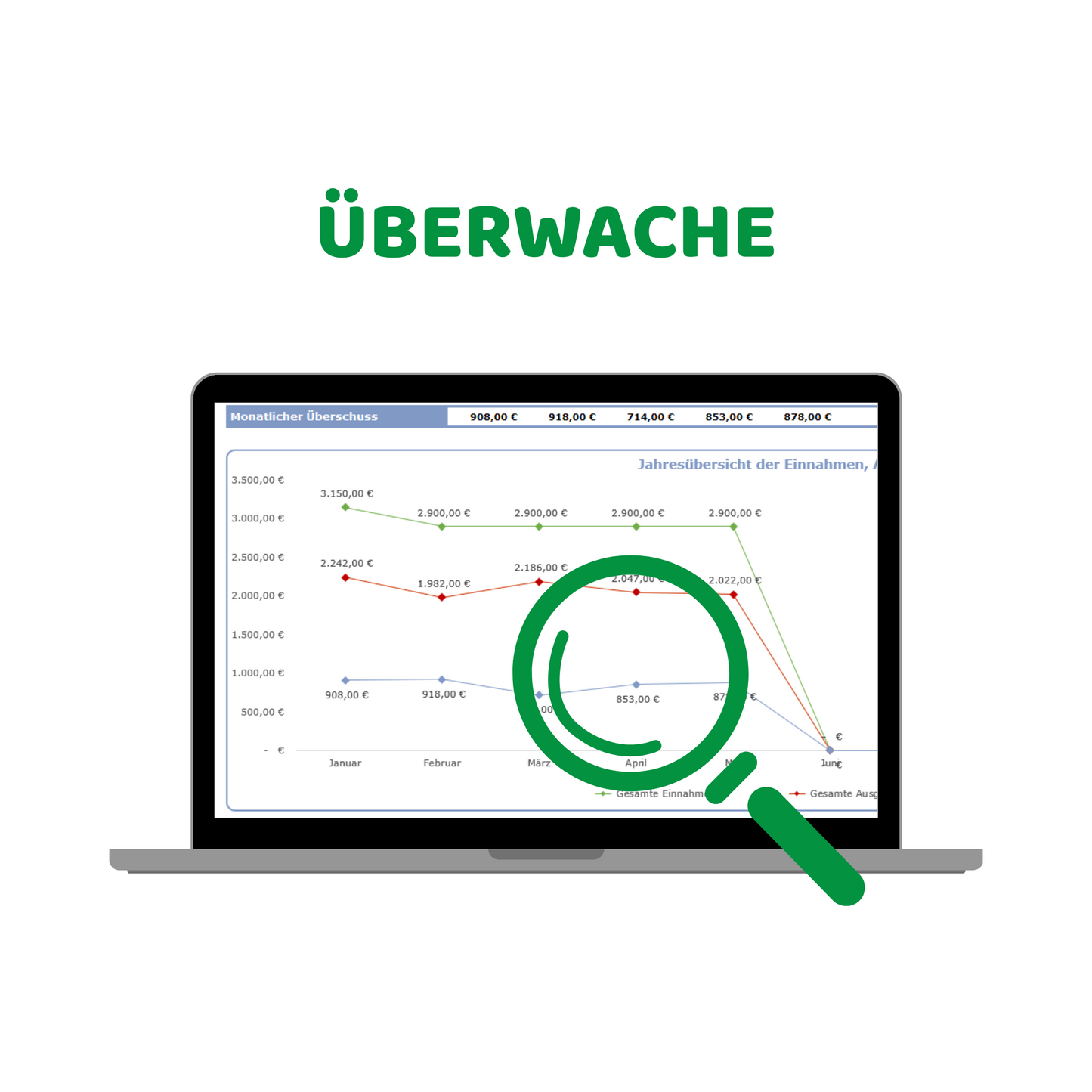 Excel Einnahmen- Ausgabenrechner - keine Finanzsorgen mehr!