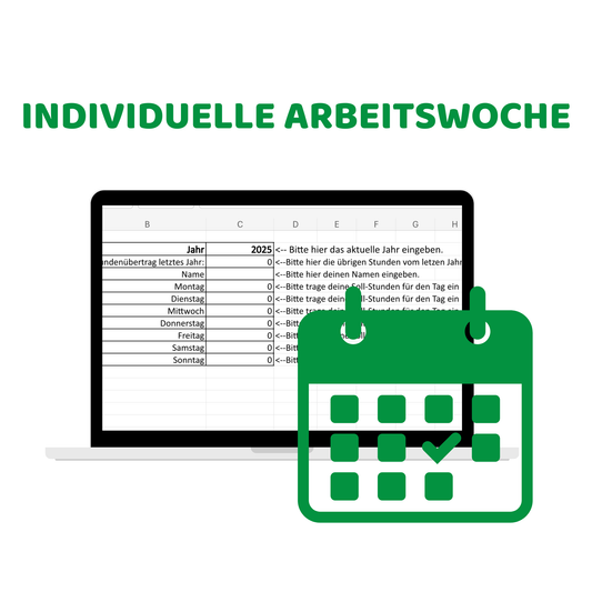 Arbeitszeiterfassung Excel-Vorlage