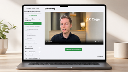 Excel-All-In-One-Videokurs - Excel in 12 Tagen meistern