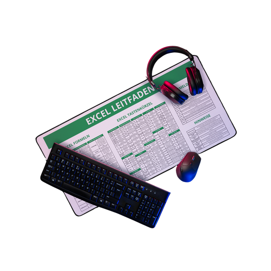 XXL-Schreibtischunterlage für Excel