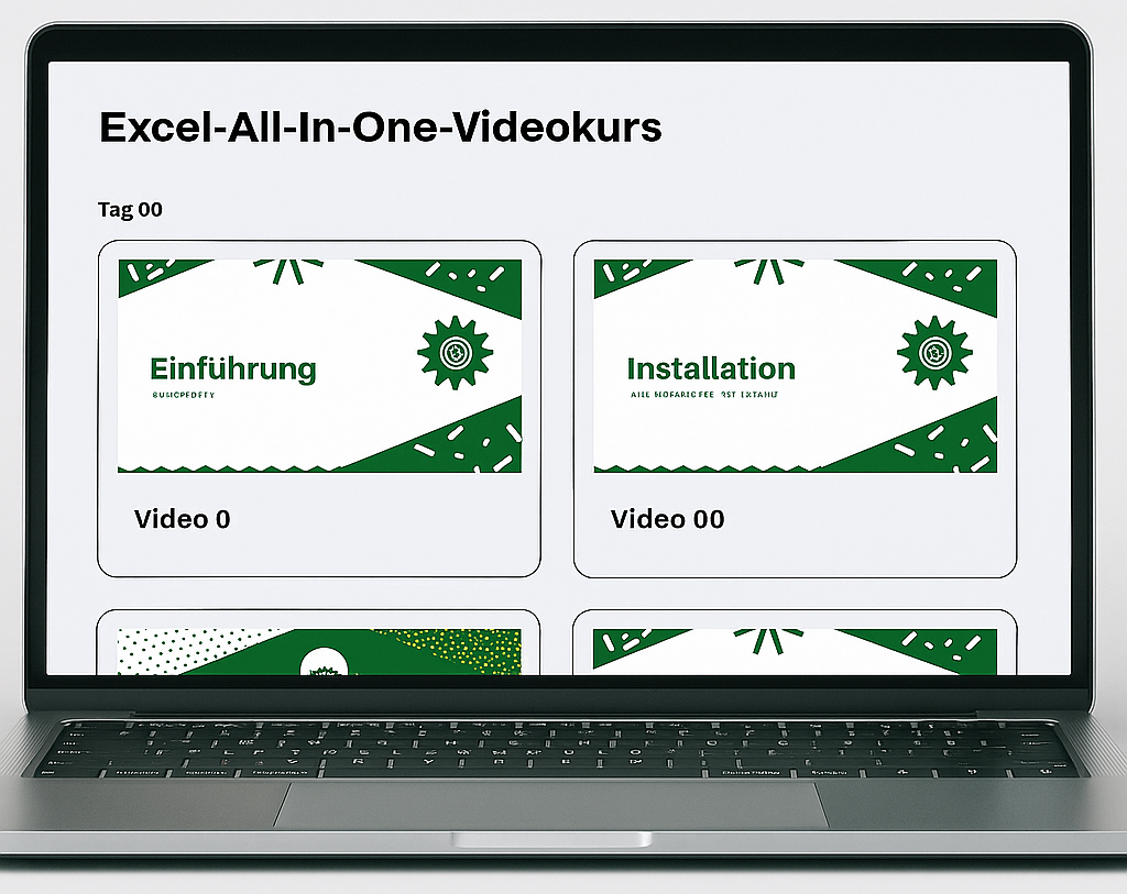 Excel Kurs Übersicht Plattform