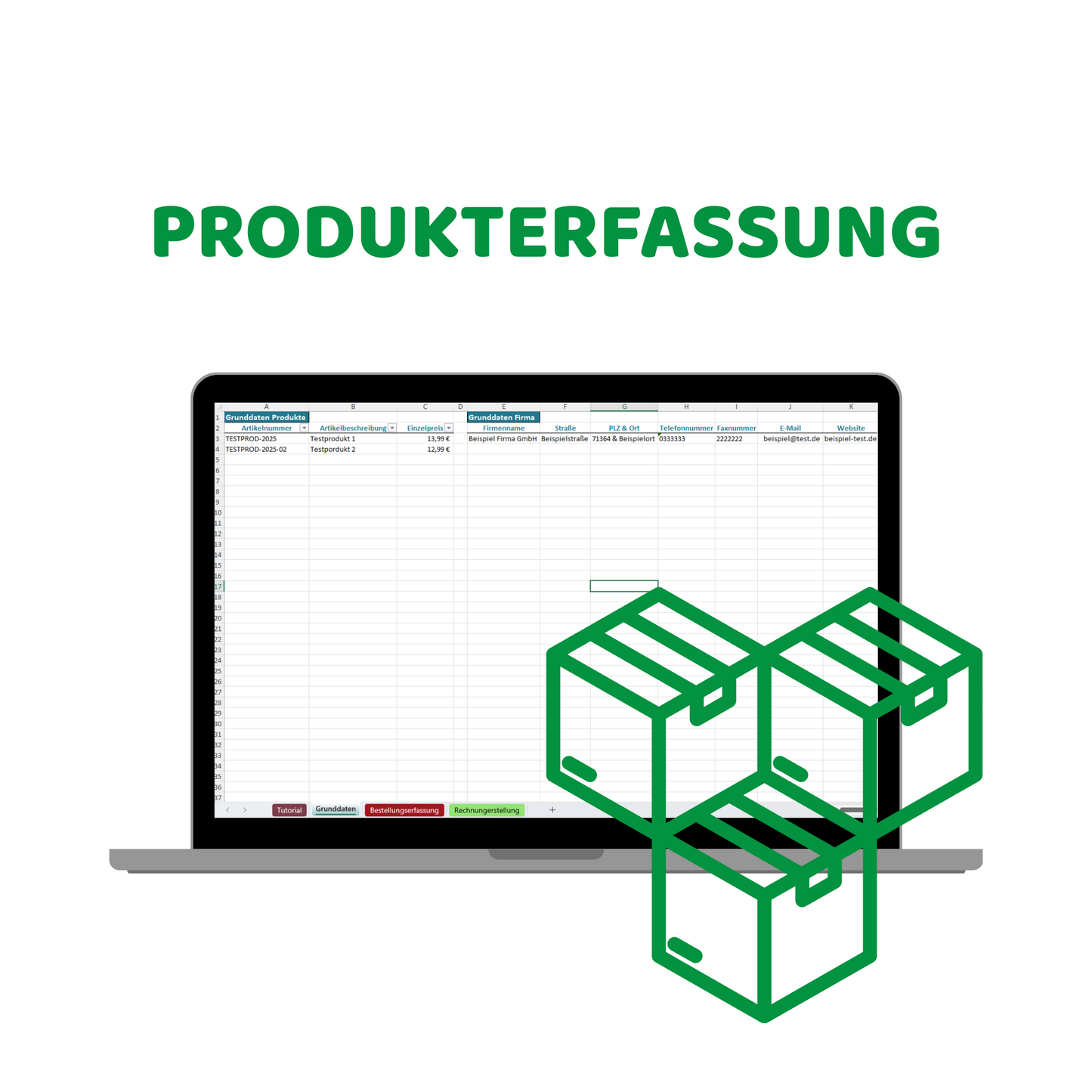 RechnungsvorlageExP© - für Selbständige