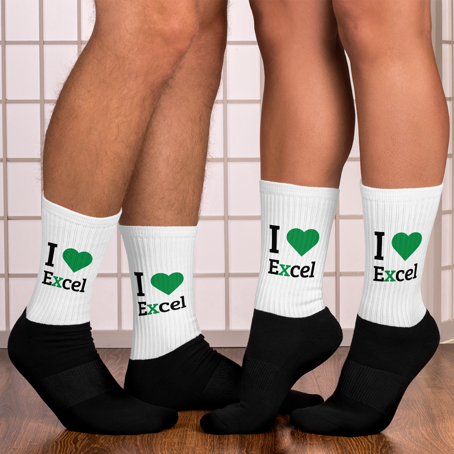 I-Love-Excel-Socken